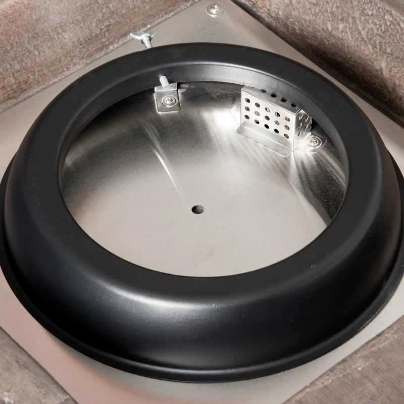 Outsunny 32" x 32" Outdoor Propane Fire Pit Table