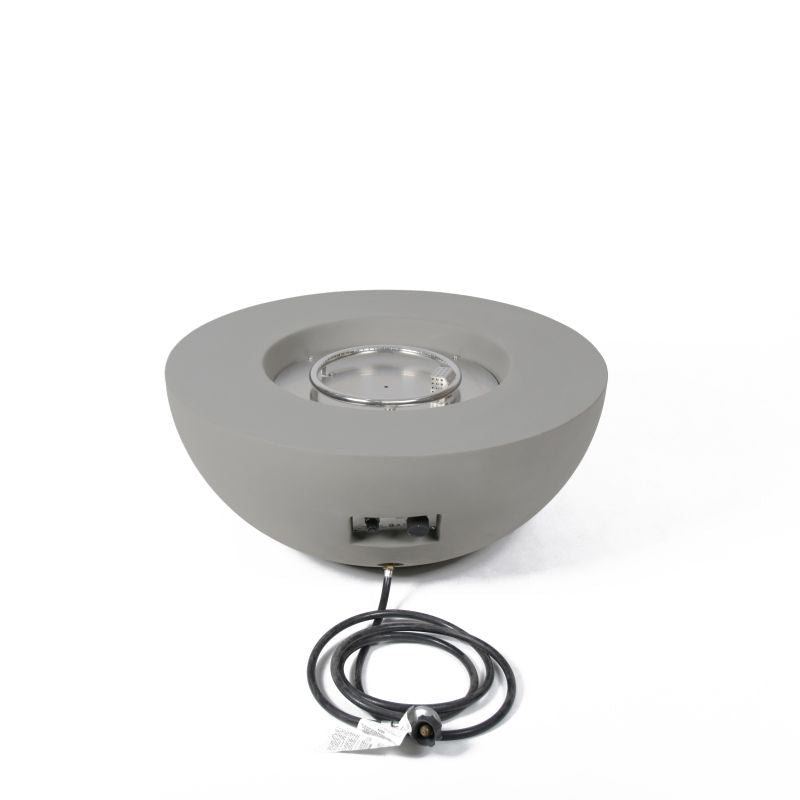 Modeno Roca Outdoor Concrete Fire Table – Light Grey